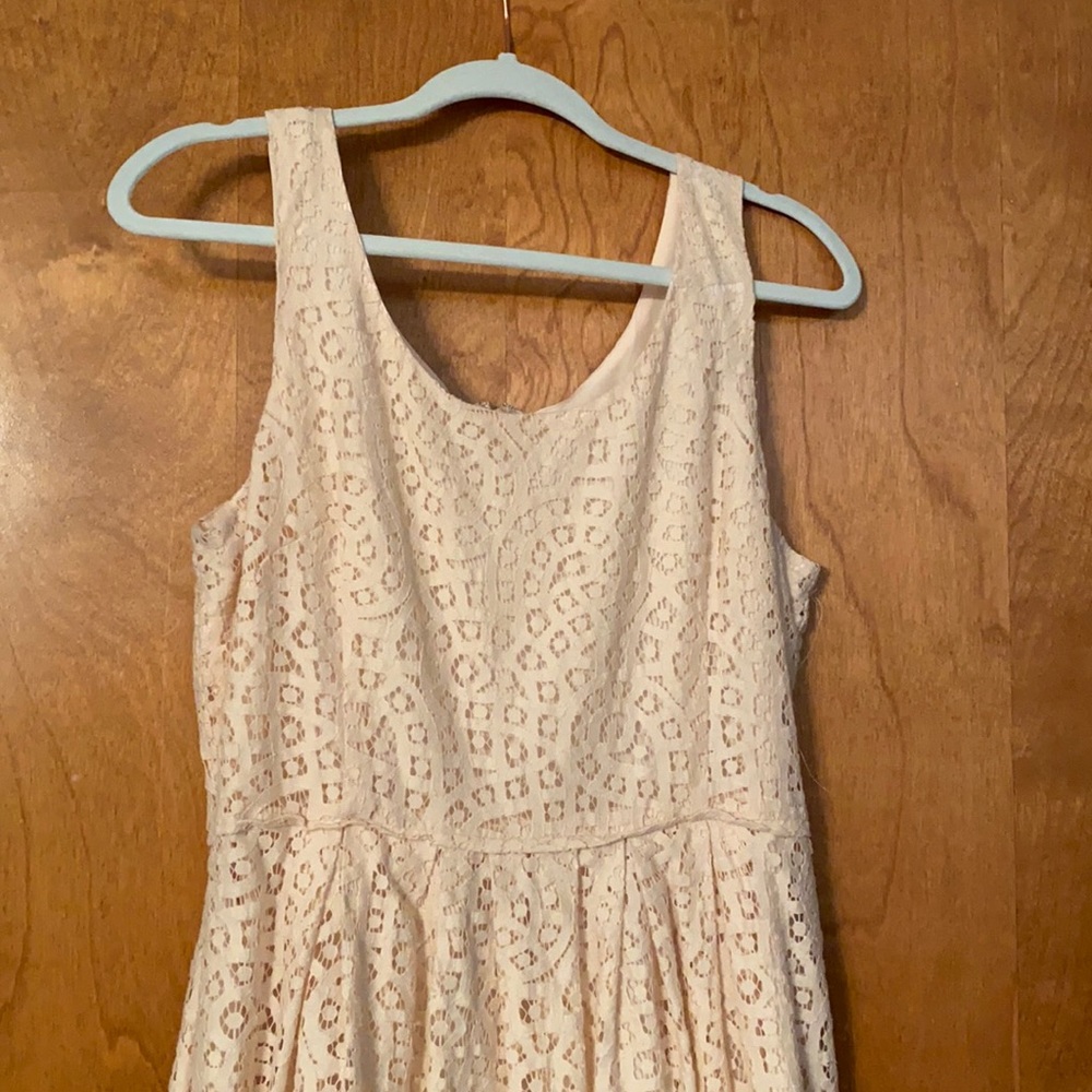 J.Crew Cream Lace Dress Size 12
